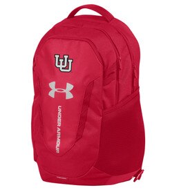 Under Armour Hustle Interlocking U Red Backpack