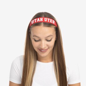 ZooZatz Utah Utes Headband Red