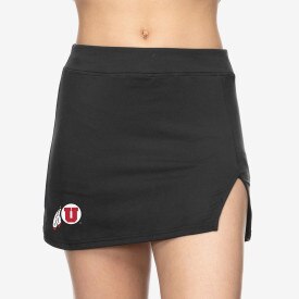 ZooZatz Women's Black Mini V-Notch Skort