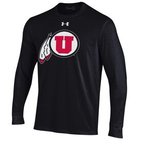 Under Armour Utah Black Longsleeve Tee