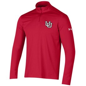 Under Armour Interlocking U Quarter Zip Red