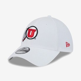 New Era 39Thirty Athletic Logo Flex Fit Hat White