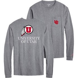 League Gray Longsleeve Utah Tee