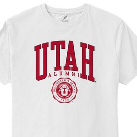 League Utah Alumni White Tee
