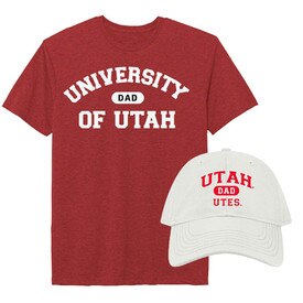 Ouray University of Utah Dad Shirt And Hat Bundle