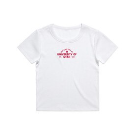 Uscape Women's White Ribbed Tee