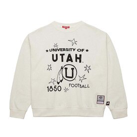 Women's Mitchell & Ness Vault Athletic Logo Crewneck