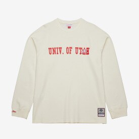 Mitchell & Ness University of Utah Crewneck Long Sleeve Tee