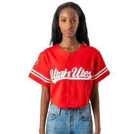 Established & Co. Women's Utah Utes Red Softball Jersey
