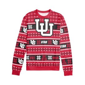FOCO Interlocking U Ugly Christmas Sweater