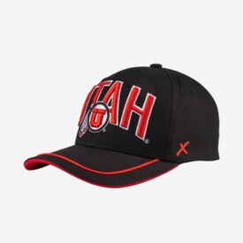 CapX Utah Athletic Logo Snapback Hat Black