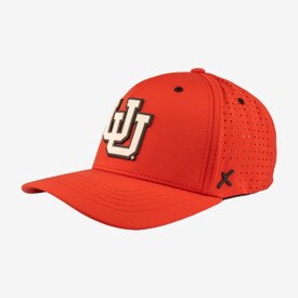 CapX Interlocking U Genesis Snapback Hat Red