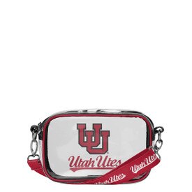 FOCO Interlocking U Utah Utes Clear Camera Bag