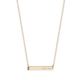 Kyle Cavan Utah Utes Bar Necklace Cavan Gold