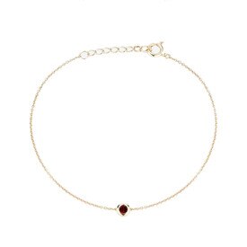 Kyle Cavan Garnet Bracelet 14K Gold