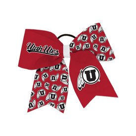 Utah Utes Cheer Bow Barrette
