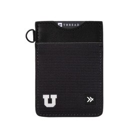 Thread Wallets Vertical Block U Wallet Black