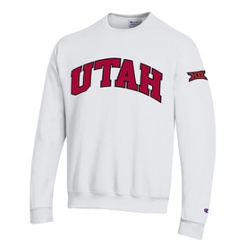 Champion Bold Utah Big 12 White Sweatshirt