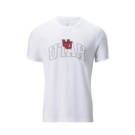 Fabletics Utah Interlocking U White 24-7 Tee