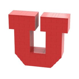 Brick-It Block U Building Block Set Small