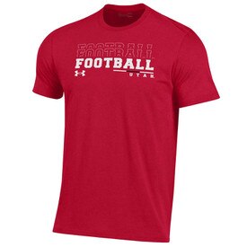 Under Armour Utah Football Red Tee