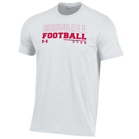 Under Armour Utah Football White Tee
