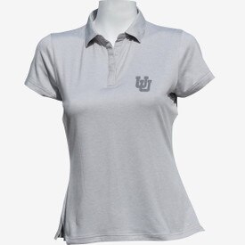 AndersonOrd Women's Interlocking U Gamer Polo Gray