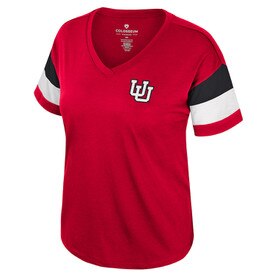 Colosseum Women's Sparkle V-Neck Tee