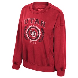 Colosseum Women's Girl's Night Oversized Crew Pullover