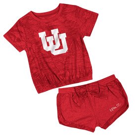 Colosseum Toddler Girl's Fern Tee and Shorts Set