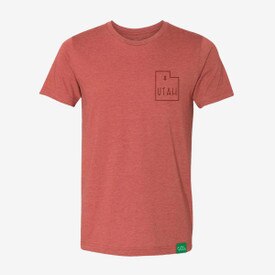 Wild Tribute Utah Topo Map Tee