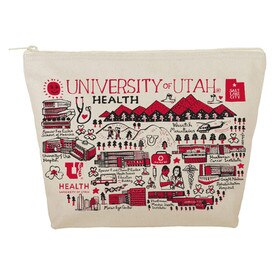 Julia Gash U of U Health Canvas Zipper Case