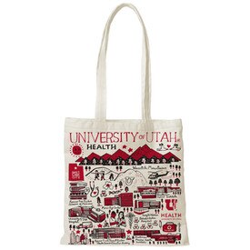Julia Gash U of U Health Canvas Tote