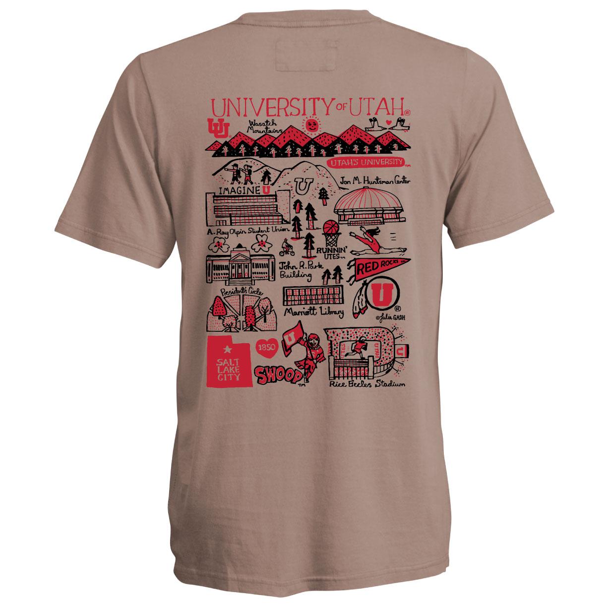 47 Brand Vault Athletic Logo Dusted River Tee | University 47 Brand Vault Athletic Logo Dusted River Tee | University