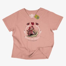 Women's Duck Co. Respect The Locals Washed V-neck Tee