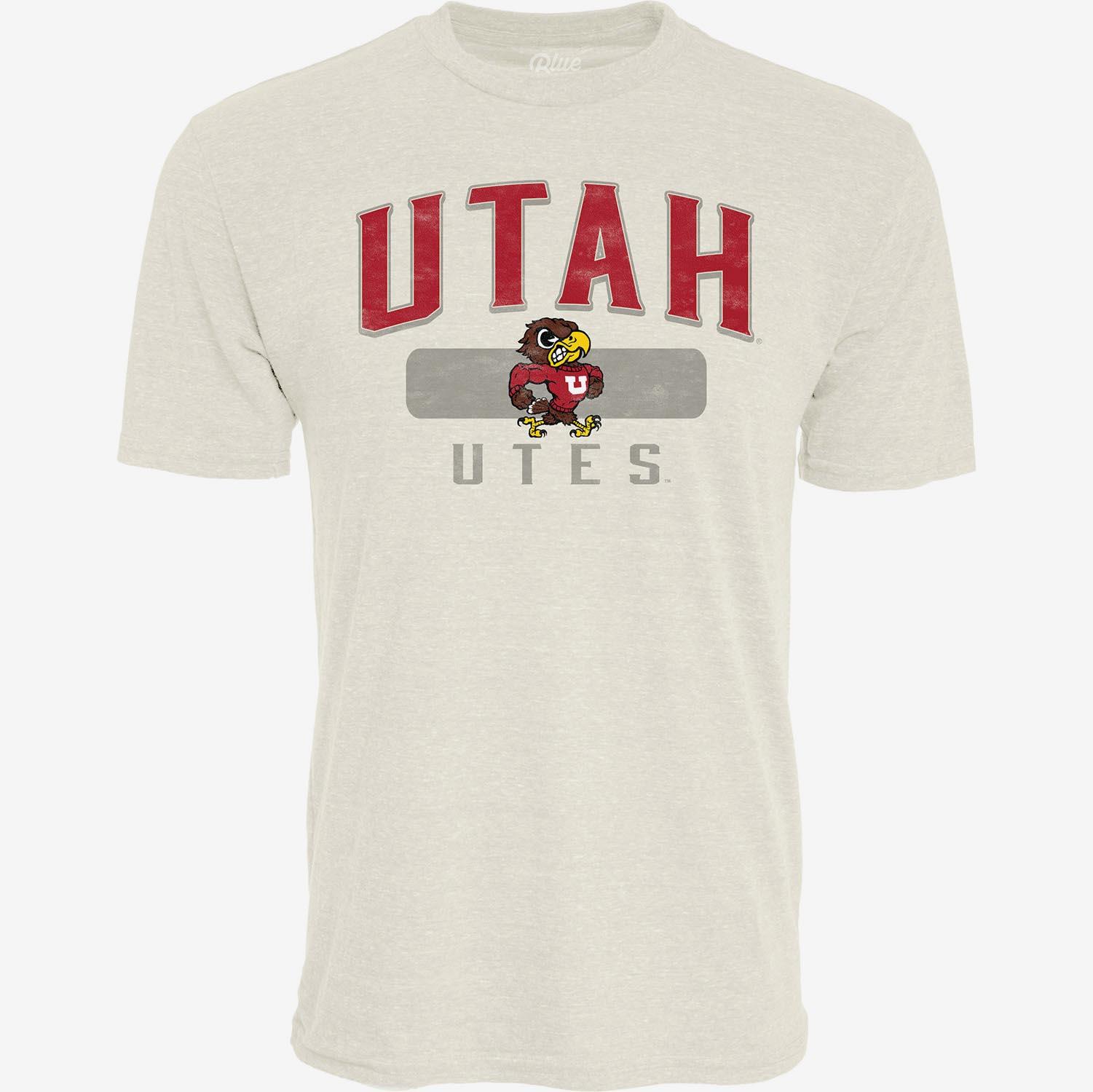 Blue 84 Utah Utes Angry Swoop Tee | University of Utah Blue 84 Utah Utes Angry Swoop Tee | University of Utah