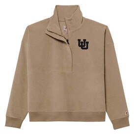 League Women's Interlocking U Cord Half Zip