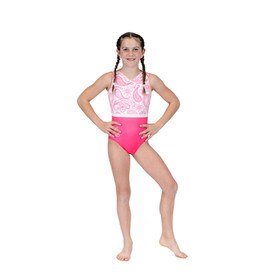 Red Rocks 2025 Pink Paisley Leotard