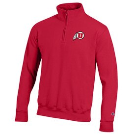 Champion Athletic Logo Powerblend Quarter Zip