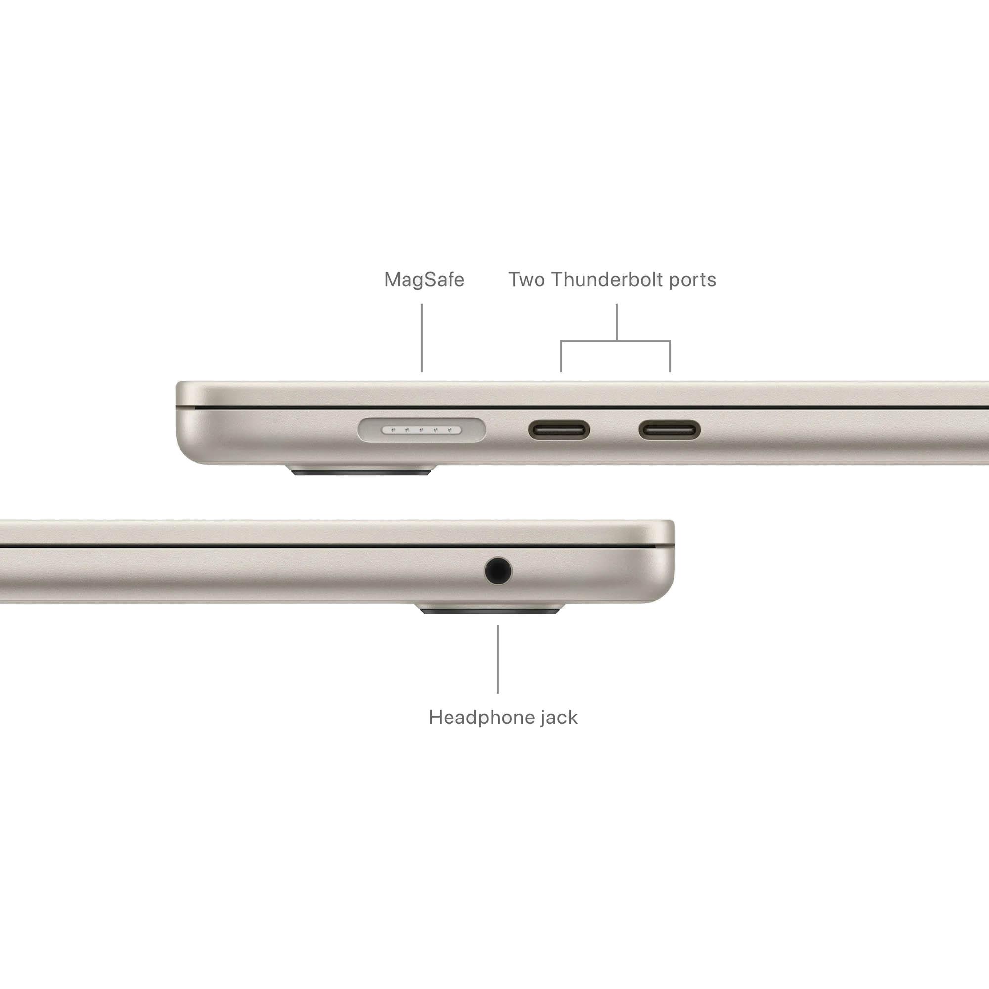 15-inch MacBook Air: Apple M3 chip with 8-core CPU and 10