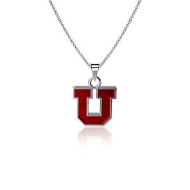 Dayna Designs Block U Enamel Pendant Necklace