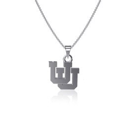 Dayna Designs Interlocking U Silver Pendant Necklace