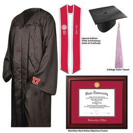 Bachelor's Crimson Red Graduation Package