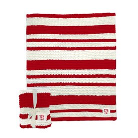 Logo Brands 175th Anniversary Cable Knit Throw Blanket