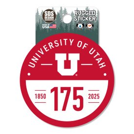 SDS Design University of Utah 175 Anniversary Block U Sticker