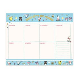Hello Kitty and Friends Weekly Desk Pad