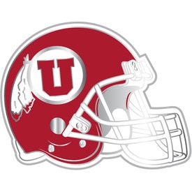 Athletic Logo Red Football Helmet Collector's Pin